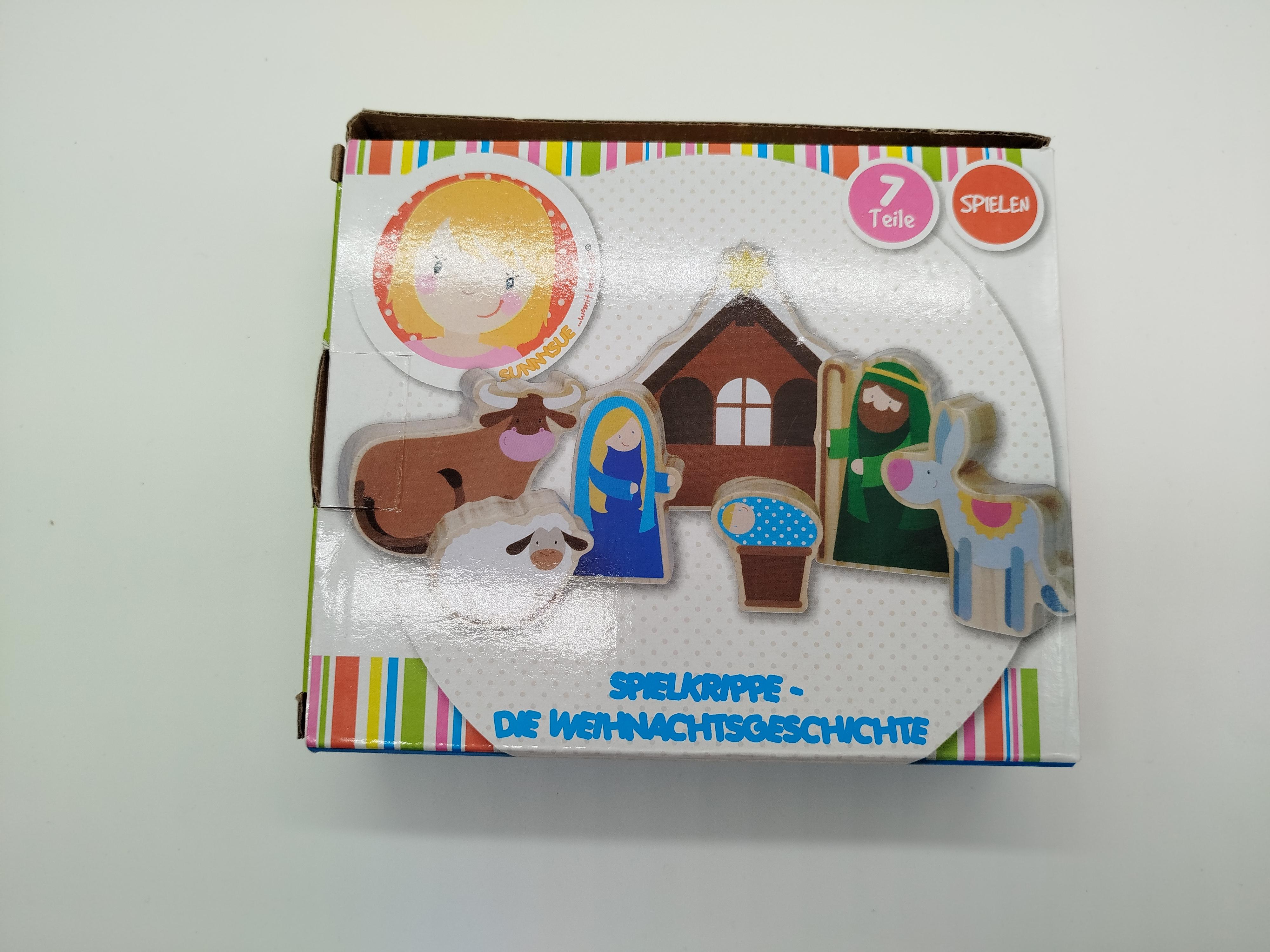 SunnySue Holzspielzeug - Krippenspiel - Set 7-teilig